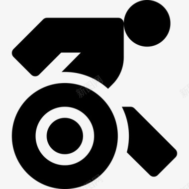 残疾人残疾人援助5已填充图标图标
