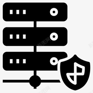 数据服务器保护数据管理安全数据库安全图标图标