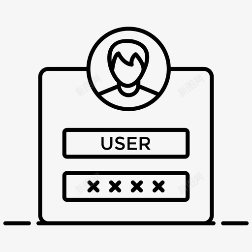 安全登录帐户登录登录密码图标svg_新图网 https://ixintu.com 图标 安全 密码 帐户 用户 登录 网页 设计开发 页面