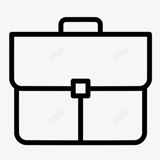公文包包销售图标svg_新图网 https://ixintu.com 公文包 工作 度假 旅行 销售