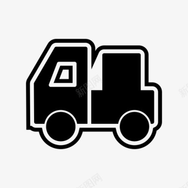 承运人货物卡车图标图标
