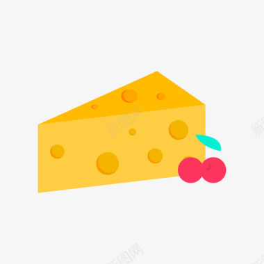 奶酪樱桃图标