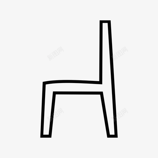椅子坐垫餐厅图标svg_新图网 https://ixintu.com 坐垫 家具 座椅 椅子 餐厅