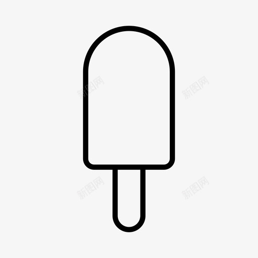 冰激凌美味甜点图标svg_新图网 https://ixintu.com 冰棍 冰激凌 甜点 糖果 美味