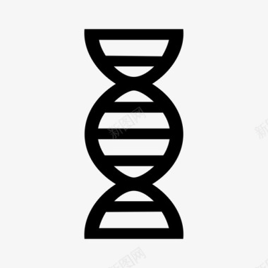 染色体dna遗传学图标图标