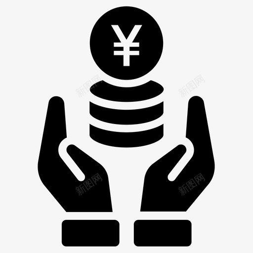 日元日本日元投资图标svg_新图网 https://ixintu.com 日元 日元投资 日本 货币