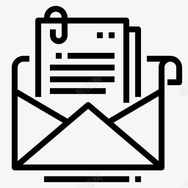 电子邮件通信收件箱图标图标