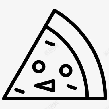 披萨食物餐食图标图标