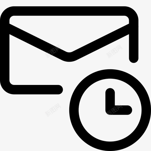 计划电子邮件传递邮件队列图标svg_新图网 https://ixintu.com 电子邮件常规图标集 计划电子邮件传递 邮件 队列