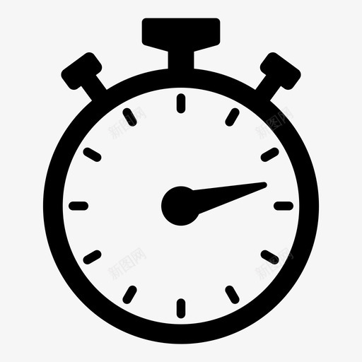 计时器秒表时程表图标svg_新图网 https://ixintu.com 时程表 秒表 计时器