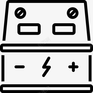 蓄电池指示器电阻图标图标