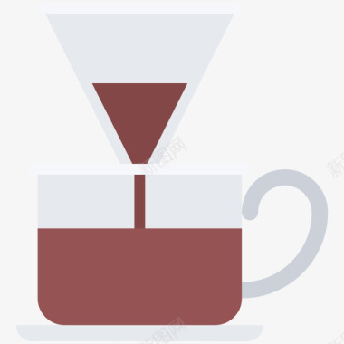 滴头咖啡70扁平图标图标