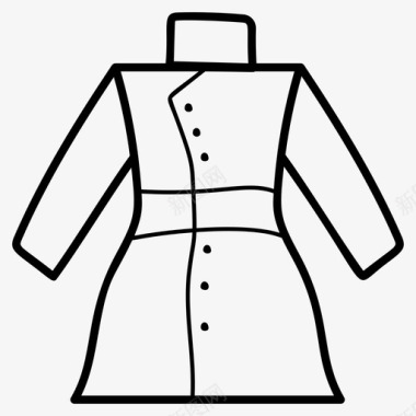 女装外套女式外套服饰图标图标