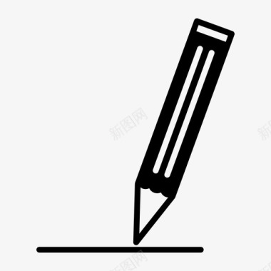 写作钢笔铅笔图标图标