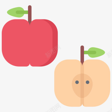 苹果水果和蔬菜40平的图标图标