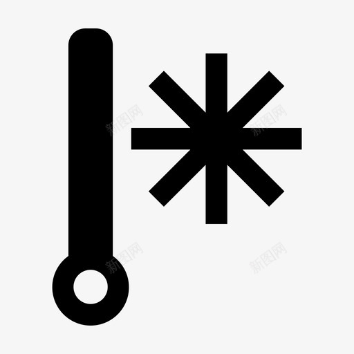 温度摄氏度冷图标svg_新图网 https://ixintu.com 天气 摄氏度 温度 温度计
