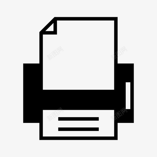 打印机设备传真图标svg_新图网 https://ixintu.com 传真 打印机 打印机半成品 设备