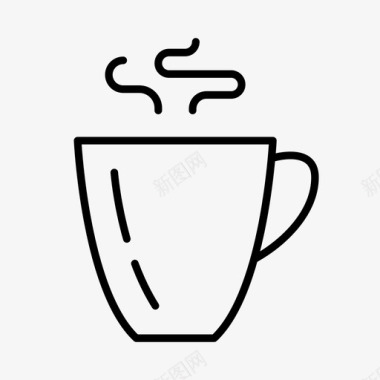 咖啡杯咖啡馆饮料图标图标