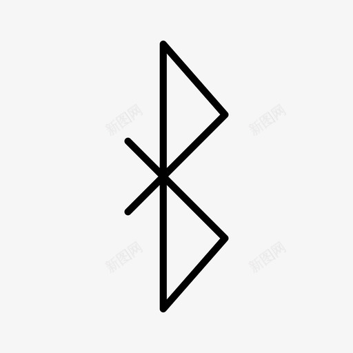 蓝牙连接信号图标svg_新图网 https://ixintu.com 信号 蓝牙 设备 连接
