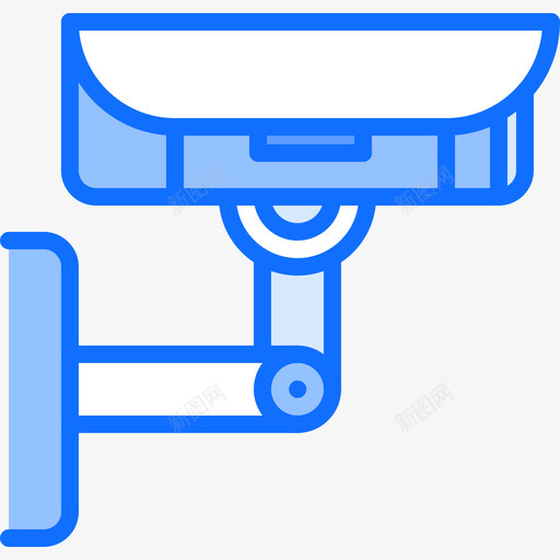 Cctv数据保护34蓝色图标svg_新图网 https://ixintu.com Cctv 数据保护34 蓝色