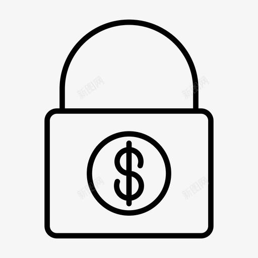 安全支付金融在线交易图标svg_新图网 https://ixintu.com 在线交易 安全 支付 金融 银行业务