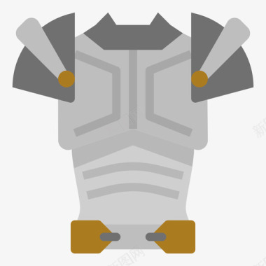 盔甲游戏元素18平坦图标图标