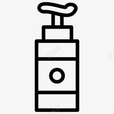 化妆品瓶子香水图标图标
