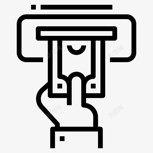 预付款现金财务图标svg_新图网 https://ixintu.com 现金 财务 贷款 预付款