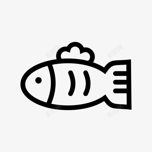 宠物鱼水族馆鱼食品图标svg_新图网 https://ixintu.com 宠物 市场 水族馆 钓鱼 食品 鱼市