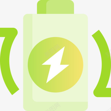 电池绿色能源8维德图标图标