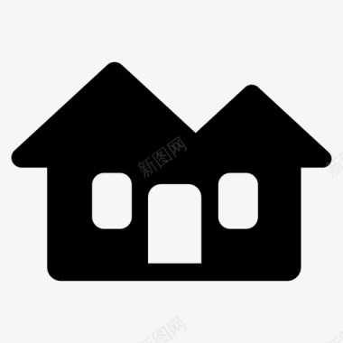 房子建筑师建筑图标图标