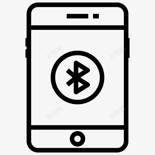 移动蓝牙软件蓝牙应用程序蓝牙软件图标svg_新图网 https://ixintu.com 无线蓝牙 智能手机蓝牙 用户界面线向量图标集 移动蓝牙 移动蓝牙软件 蓝牙应用程序 蓝牙软件