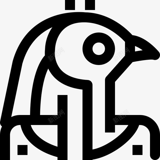 埃及荷鲁斯古代上帝图标svg_新图网 https://ixintu.com 上帝 历史 古代 埃及荷鲁斯