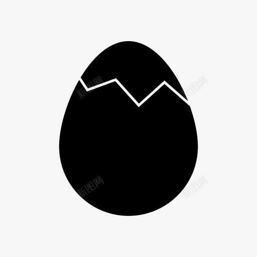 碎鸡蛋鸡肉鸭子图标svg_新图网 https://ixintu.com 鸡肉 鸡蛋 鸭子