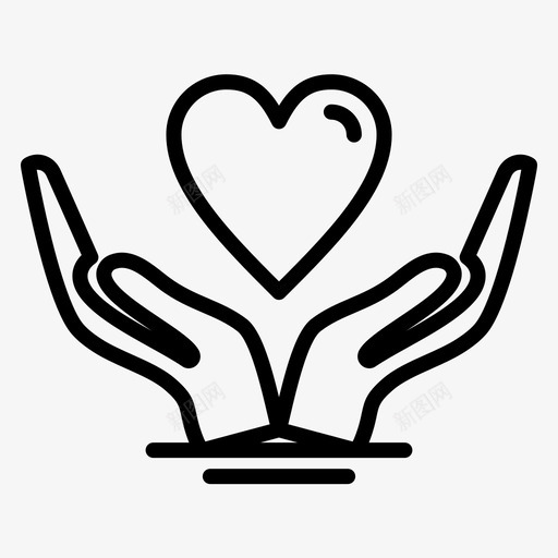 医疗保健心脏心脏生命图标svg_新图网 https://ixintu.com 医疗 医疗保健 常规 心脏 护理 生命 系列