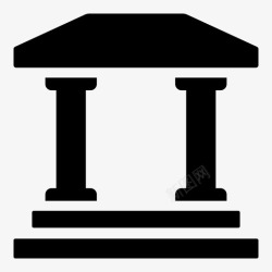 银行销售证件银行建筑投资图标高清图片