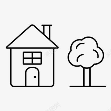 房子家屋顶图标图标