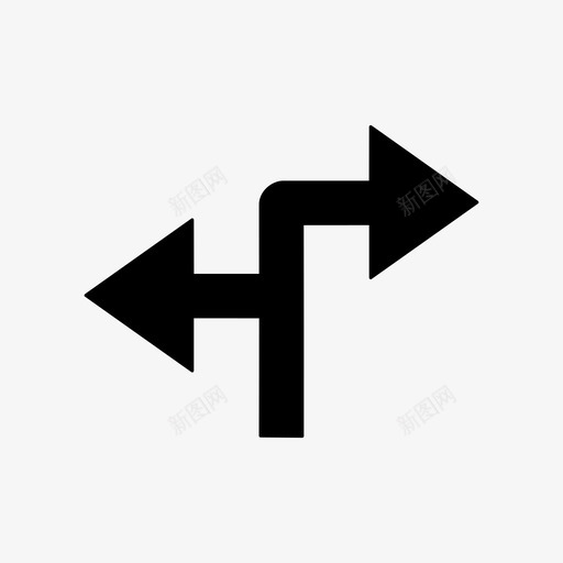 两个箭头圆弧箭头图标svg_新图网 https://ixintu.com 两个 区域性 圆弧 杂项 箭头 说明