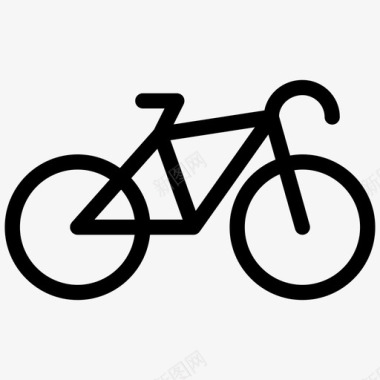自行车奥运会体育图标图标