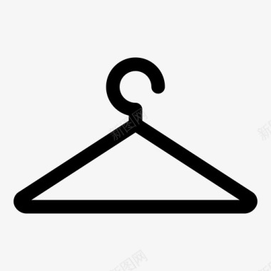 衣架服装配件衣柜架图标图标