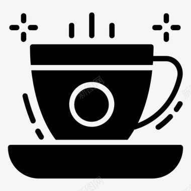咖啡杯热饮料热茶图标图标