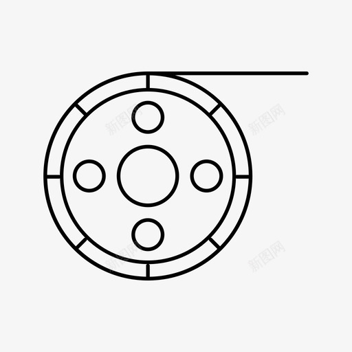 视频卷电影院电影图标svg_新图网 https://ixintu.com 图标 样式 电影 电影院 视频