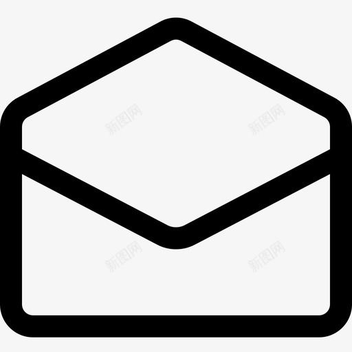 阅读收到的电子邮件信封打开图标svg_新图网 https://ixintu.com 信封 图标 常规 打开 收到 电子邮件 阅读