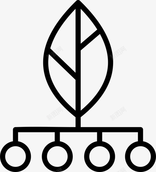 生物技术细胞教育图标svg_新图网 https://ixintu.com 分子 技术 教育 树叶 生物技术 细胞