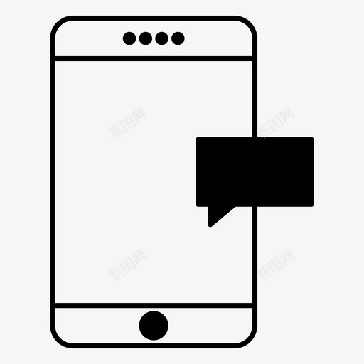 电话聊天聊天信息图标svg_新图网 https://ixintu.com 信息 公司 图标 填充 电话 聊天