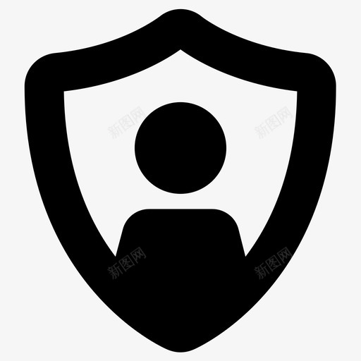 管理员保护屏蔽图标svg_新图网 https://ixintu.com 保护 屏蔽 用户 管理员