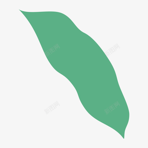 叶子3svg_新图网 https://ixintu.com 叶子3 单色 可爱