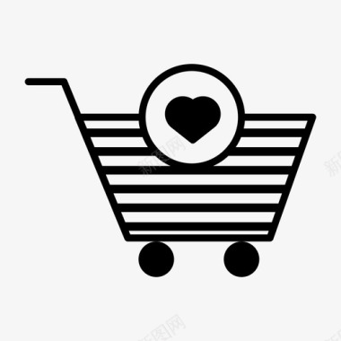 购物车收藏夹购物篮商务图标图标