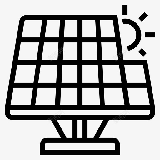 可再生能源技术颠覆1概述图标svg_新图网 https://ixintu.com 可再生能源 技术颠覆1 概述