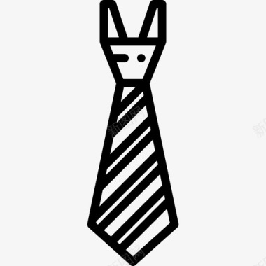领带公司男人图标图标